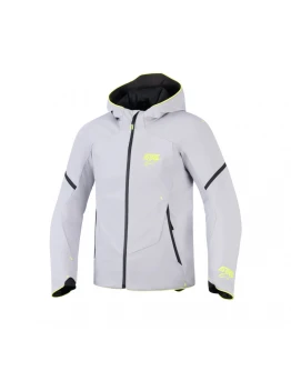 Geacă textil impermeabilă ALPINESTARS AEROSHELL WP - Gri/Galben fluo