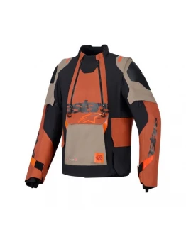 Geaca textil impermeabila ALPINESTARS HALO PRO DRYSTAR®XF LAMINATED - Maro/Negru/Portocaliu