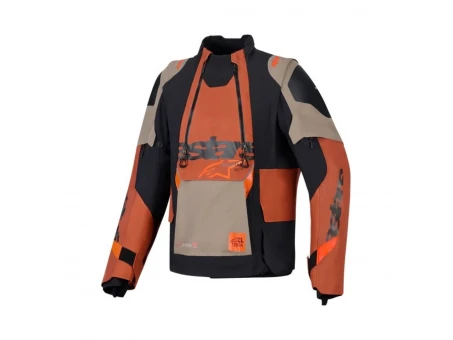 Geaca textil impermeabila ALPINESTARS HALO PRO DRYSTAR®XF LAMINATED - Maro/Negru/Portocaliu | 3200426/9279