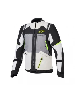 Geacă textil impermeabilă Alpinestars Andes Drystar V4 - Gri/Galben fluo