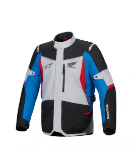 Geaca textil impermeabila ALPINESTARS HONDA ST-1 WP - Negru/Gri/Albastru