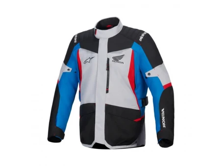 Geaca textil impermeabila ALPINESTARS HONDA ST-1 WP - Negru/Gri/Albastru | 3202125/9191