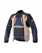 Geacă moto adventure/touring Alpinestars Halo Drystar - Negru/Albastru/Kaki | 3204822/7194