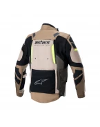 Geacă moto adventure/touring Alpinestars Halo Drystar - Bej/Negru/Galben fluo | 3204822/865