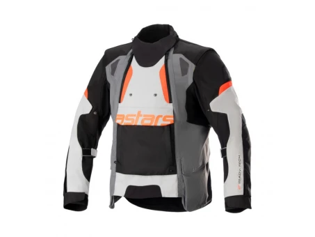 Geacă moto adventure/touring Alpinestars Halo Drystar - Gri deschis/inchis/Negru | 3204822/9049