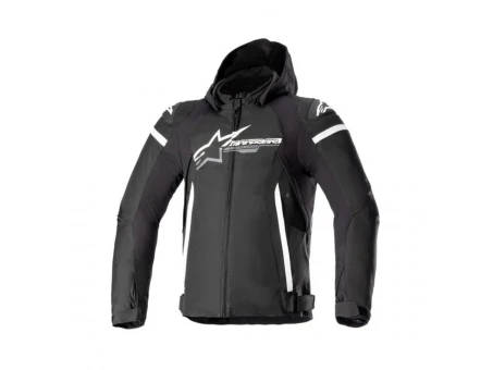 Geaca moto impermeabila Alpinestars Zaca - Negru/Alb | 3206423/12