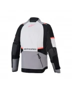 Geacă femei textil impermeabilă Alpinestars Stella Andes Drystar V4 - Gri/Coral fluo | 3210126/9276