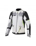 Geacă femei textil impermeabilă Alpinestars Stella Andes Drystar V4 - Gri/Galben fluo | 3210126/9282