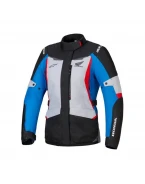 Geaca femei textil impermeabila ALPINESTARS STELLA HONDA ST-1 WP - Negru/Gri/Albastru | 3211125/9191