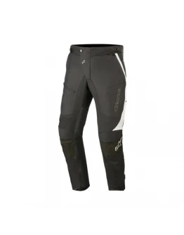 Pantaloni moto impermeabili textil Alpinestars Raider Drystar V2 - Negru/Alb	