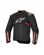 Geacă moto de vară ALPINESTARS T-SPS AIR V2 - Negru/Rosu fluo | 3301025/1030