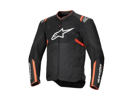 Geacă moto de vară ALPINESTARS T-SPS AIR V2 - Negru/Rosu fluo | 3301025/1030