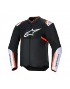 Geacă moto de vară ALPINESTARS T-SPS AIR V2 - Negru/Alb/Rosu fluo | 3301025/1231