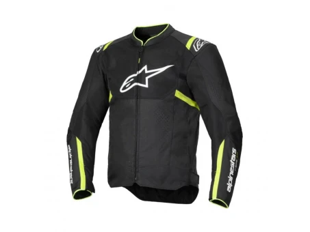 Geacă moto de vară ALPINESTARS T-SPS AIR V2 - Negru/Galben fluo | 3301025/155