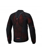 Geacă de vară cu protecții ALPINESTARS TROOP-AIR PRO - Negru/Rosu fluo | 3301125/1030
