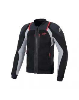 Geacă de vară cu protecții ALPINESTARS TROOP-AIR PRO - Negru/Gri/Rosu