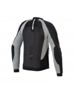 Geacă de vară cu protecții ALPINESTARS TROOP-AIR - Negru/Gri/Rosu | 3301225/1087