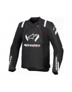 Geacă moto vară ALPINESTARS T-STUNT AIR - Negru/Alb | 3301825/12