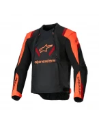 Geacă moto vară ALPINESTARS T-STUNT AIR - Negru/Rosu | 3301825/1365