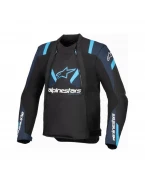 Geacă moto vară ALPINESTARS T-STUNT AIR - Negru/Albastru | 3301825/1386