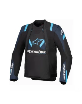 Geacă moto vară ALPINESTARS T-STUNT AIR - Negru/Albastru