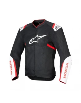 Geacă textil de vară ALPINESTARS HONDA T-SPS AIR V2 - Negru/Alb/Rosu	