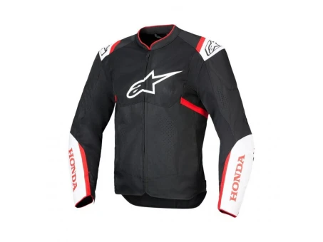 Geacă textil de vară ALPINESTARS HONDA T-SPS AIR V2 - Negru/Alb/Rosu | 3302225/1304