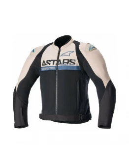 Geaca textil de vara ALPINESTARS SMX AIR - Negru,Crem/Albastru
