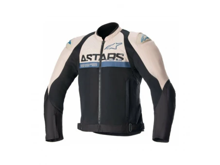 Geaca textil de vara ALPINESTARS SMX AIR - Negru/Crem/Albastru
