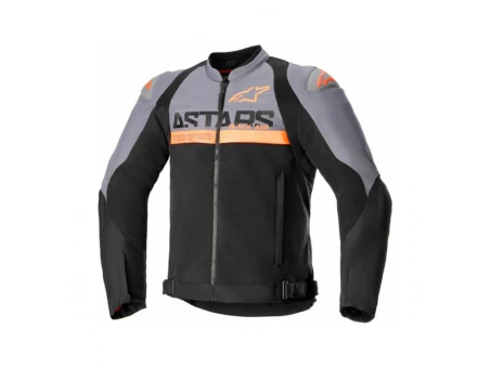 Geaca textil de vara ALPINESTARS SMX AIR - Negru/Gri/Portocaliu