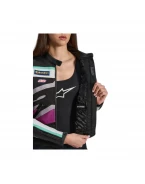 Geaca dama textil urban/vintage ALPINESTARS IDLES - Negru/Alb/Mov | 3310126/1612