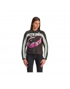 Geaca dama textil urban/vintage ALPINESTARS IDLES - Negru/Alb/Mov | 3310126/1612