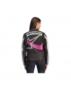 Geaca dama textil urban/vintage ALPINESTARS IDLES - Negru/Alb/Mov | 3310126/1612