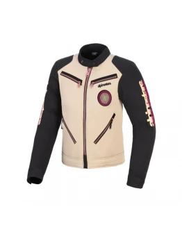 Geaca femei textil urban/vintage ALPINESTARS STELLA GRACE - Bej/Negru
