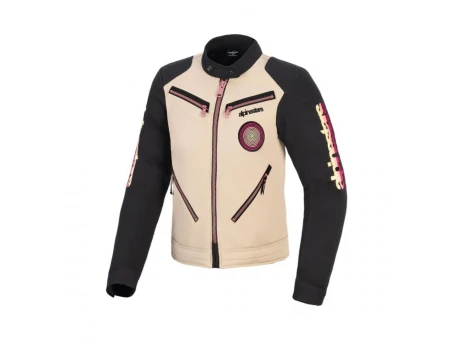 Geaca femei textil urban/vintage ALPINESTARS STELLA GRACE - Bej/Negru | 3310326/9316