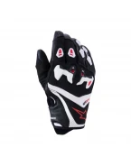 Manusi de piele sport ALPINESTARS SP-R PRO - Negru/Alb/Rosu | 3500226/1304