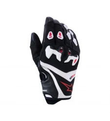 Manusi de piele sport ALPINESTARS SP-R PRO - Negru/Alb/Rosu
