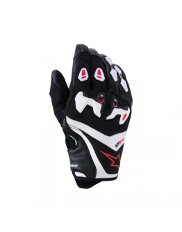 Manusi de piele sport ALPINESTARS SP-R PRO - Negru/Alb/Rosu