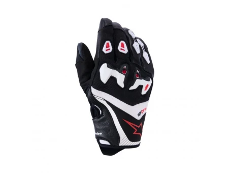 Manusi de piele sport ALPINESTARS SP-R PRO - Negru/Alb/Rosu | 3500226/1304