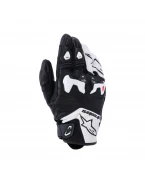 Manusi de piele sport ALPINESTARS SP-R TECH - Negru/Alb | 3500426/12