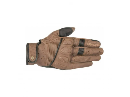 Manusi de piele ALPINESTARS CRAZY EIGHT - Negru/Maro