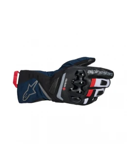 Mănuși moto piele impermeabile ALPINESTARS WT-8 GORE-TEX® Insulated - Negru/Albastru