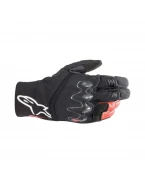 Manusi de piele impermeabile ALPINESTARS HYDE XT DRYSTAR XF - Negru/Rosu | 3522523/1303
