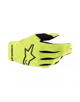 Mănuși copii cross-enduro Alpinestars Radar Youth - Galben fluo