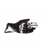 Mănuși din piele sport ALPINESTARS SP-3 - Negru/Alb/Rosu fluo | 3550925/1231