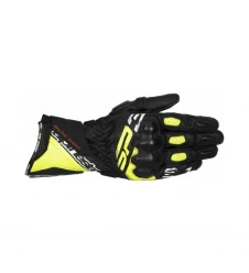 Mănuși din piele sport ALPINESTARS SP-3 - Negru/Alb/Galben Fluo