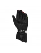 Manusi de piele sport ALPINESTARS SP-3 FQ20 MONSTER - Negru/Rosu fluo/Alb | 3551526/1321