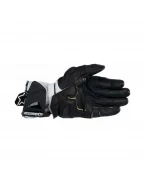 Manusi de piele racing ALPINESTARS GP PRO R4 - Negru/Alb