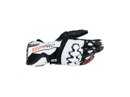 Manusi de piele racing ALPINESTARS GP PRO R4 - Negru/Alb