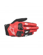 Mănuși moto de vară din piele ALPINESTARS SP X 7 - Rosu/Negru/Alb | 3560625/1342